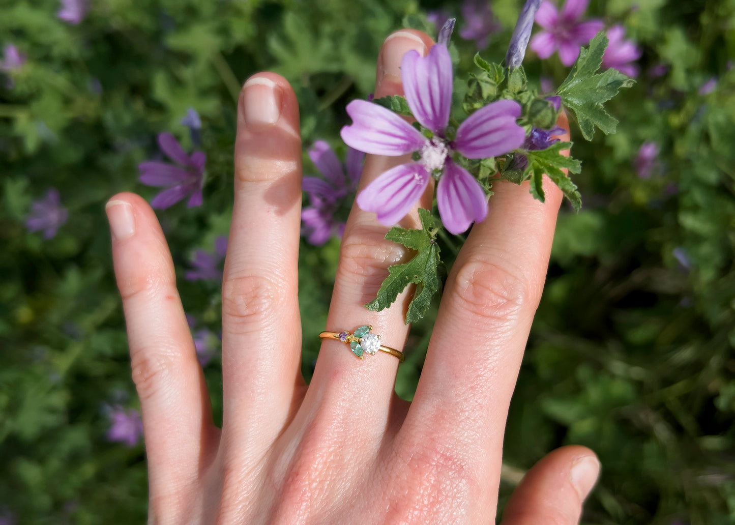 Anillo Pétalos