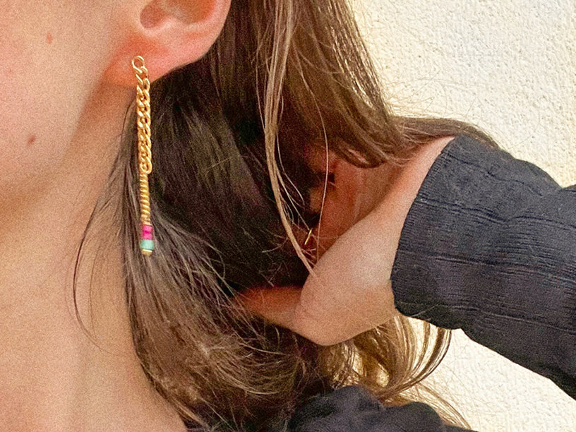 Pendientes Cadena